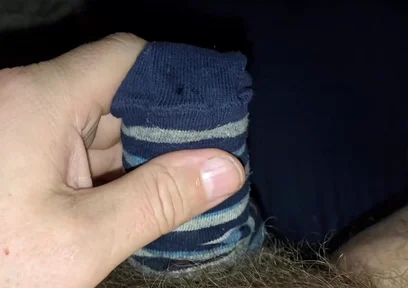 Sock Filled with Cum
