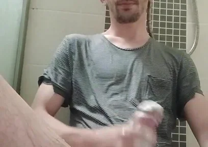 Handjob in the Shower