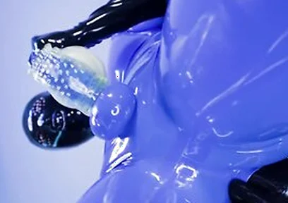 Rubber Sheath Teasing