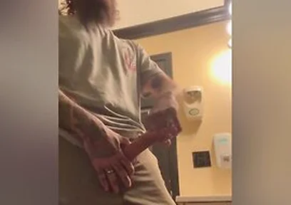 Jerk & Cum In Bathroom At Work Cum With Me Bro