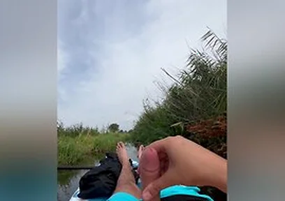 One Guy Fun In River