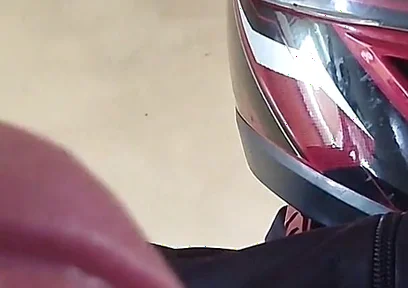Motorcyclist Has a Huge, Monstrous Penis Crown.