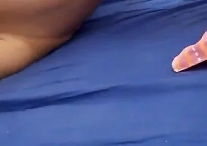 Cute Asian Twink Wanking on Bed, Showing His Nude Thin Body, Feet Sole, Ass Hole, Dry Humping, Cumming in Lubed Fleshlight