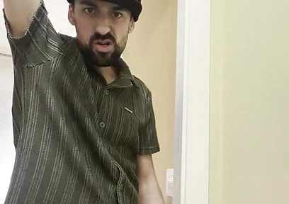 Hot Stepdaddy Jerking off Finishes with Thick Cumshot