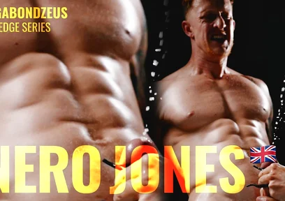 British Ginger Hunk Nero Jones Edged and Shoot Huge Load of Cum