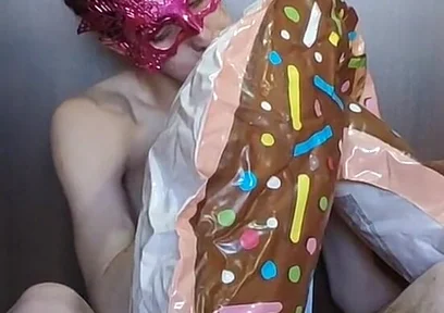 Blowing up My Inflatable Donut Fast!