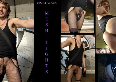 Mesh Tights - Night Walk