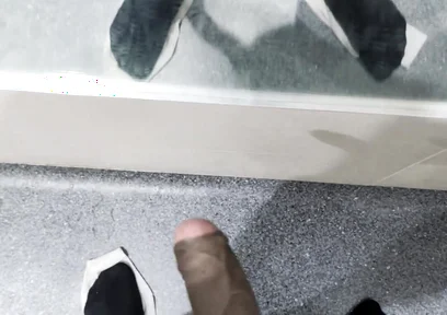 I'm Jerking off in a Public Toilet