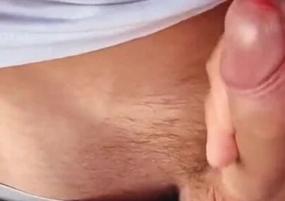 I Accidentally Saw the Village Guy’s Big Dick, He Was Jerking off His Huge Cock, and I Helped Him Release a Lot of Thick Sperm!