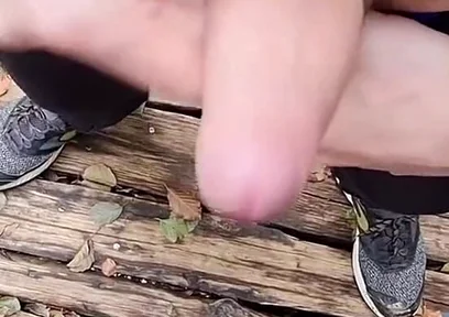 Getting Fuck in Cruising Area and Swallow Stranger Cum