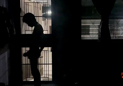 Teen Open the Door of the Show Room