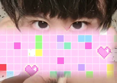 Cute Boys with Cute Expressions Masturbating Super Hard Pink Mosaics