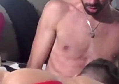 Slut Creampied by His Friend Big Dick