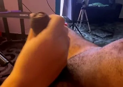 I Masturbate a Giant Colombian Black Cock