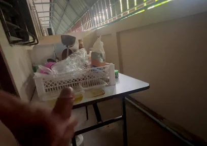 Thai Students Pull off the Back of the Dormitory