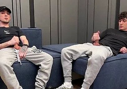 Guys Jerking Off Together