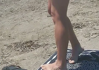 I Love Being on the Beach in Thong and Being Seen