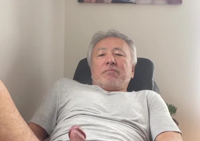 Masturbating My Big Asian Cock