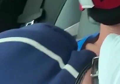 Pup Car Blowjob