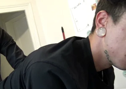 French Boyf Ucked Raw by Sexy Straight Tatoo Boy