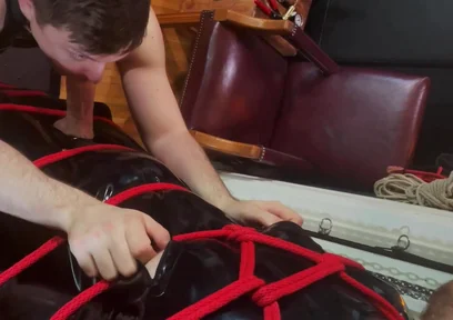 Latex Edging with Kris and Pup Amp