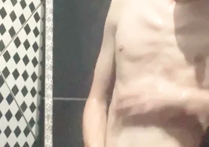Kedoimath - a Skinny Twink in the Shower Rubbing the Soap in His Wet Body
