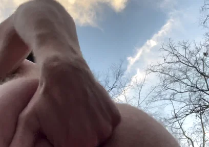 Outdoor Masturbation on My Hike