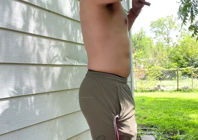 Bearded Muscle Cub Cigar Cum Outdoors