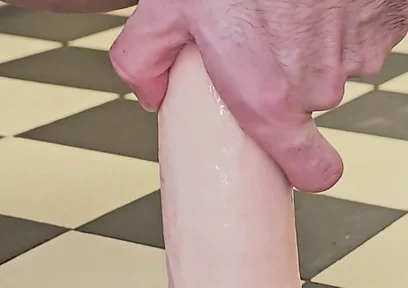 Dildo Fuck in the Kitchen