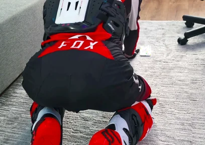 Playing with Motorcycle Boots