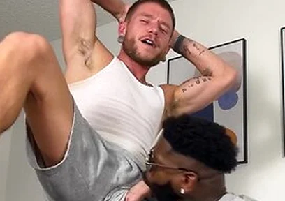 Sweaty Jock Colt Spence Destroys Toy With Huge Dick And Busts Giant Load