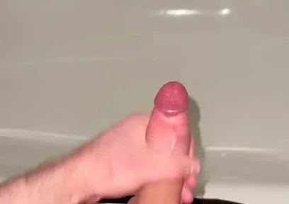 Hot German Guy After the Gym - Look How Hard I Am, Massive Load in the Bathtub