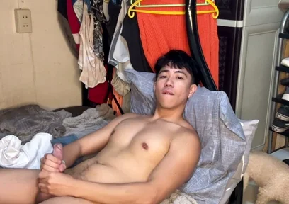 Jacking off While Alone in My Room and Rainy