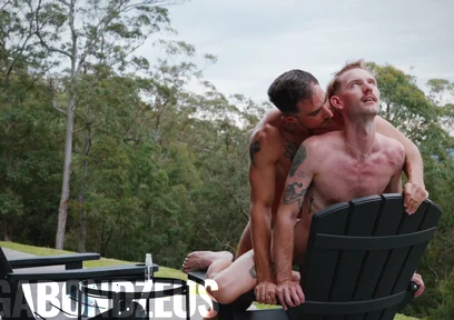 Two Aussies Twunk Outdoor Fuck