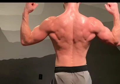 Post Workout Flex, Strip, and Show-off