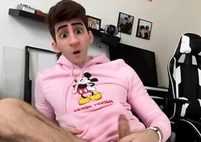 Cartoon Anime Boy Humps Pillow And Masturbates