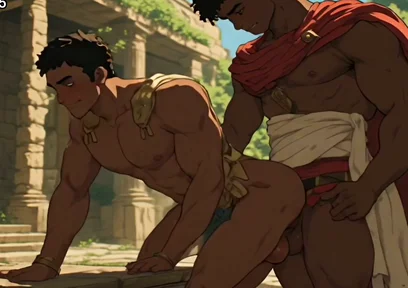 Ebony Compilation of Roman Soldier and Gladiator Cartoon Hentai Animation