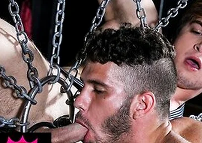 Leather Clad Jimmy Fanz Gives Johnny Rapid A Kinky New Reason To Forget His Ex