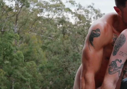 Two Aussies Twunk Outdoor Fuck