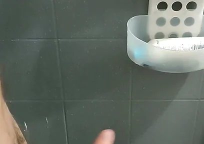 Hot Jerk off in Shower