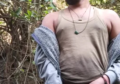 Horny Forest Peeing