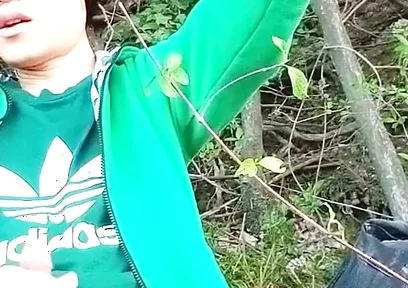 Jon Arteen. Twink's Jerk off Outdoor in Nature Ends in a Frustrating Ruined Orgasm. Solo Tease, Long Build-up, Loss of Control
