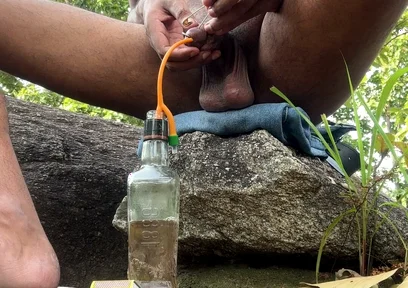 I tried to pierce my dick in outdoor but i failed