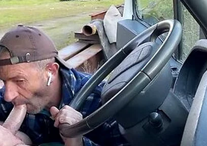 Hot Car Fun With Two Guys