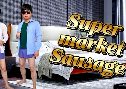 A Big Sausage in the Supermarket That Made a Man Full