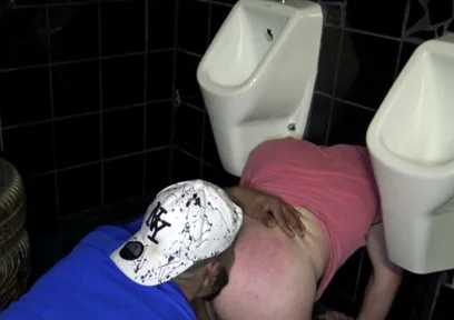 Slut Fucked Raw in Public Toilets by Arab