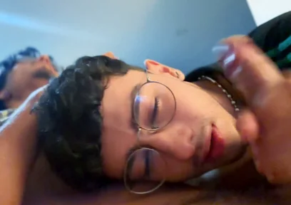 He Sucks My Balls and Takes My Milk After Running