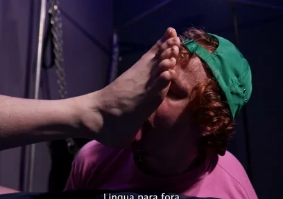 Christian Hunter Worships the Feet, Socks, and Sneakers of Dom Master Victor Punish