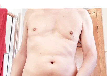 Full Morning Routine with Jerk off, Cumshot and Shower