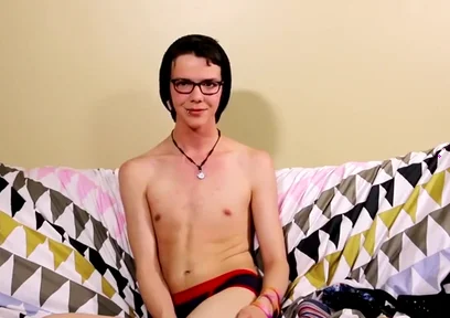 Aaron Martin - Young Bitch Uses Dildo On Tight Ass And Tugs On Cock With Force